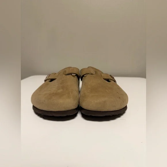 Birkenstock Boston Tobacco Brown Clogs Oiled Leather  Women’s US 9-9.5 EU 40 - Picture 2 of 9